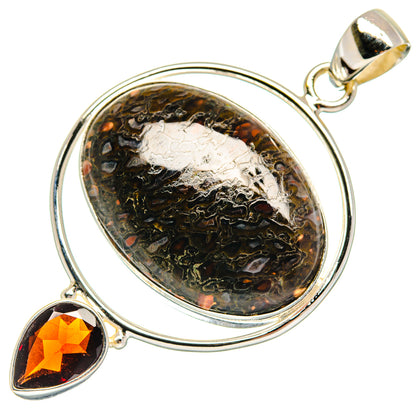 Dinosaur Bone Pendants handcrafted by Ana Silver Co - PD22296