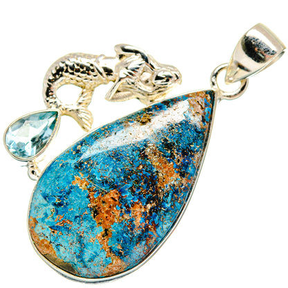 Shattuckite Pendants handcrafted by Ana Silver Co - PD22308 - Photo 2