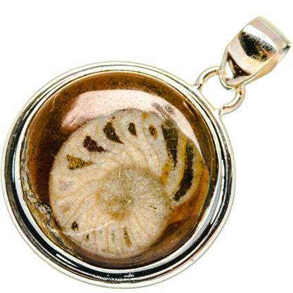 Turritella Agate Pendants handcrafted by Ana Silver Co - PD22311 - Photo 2