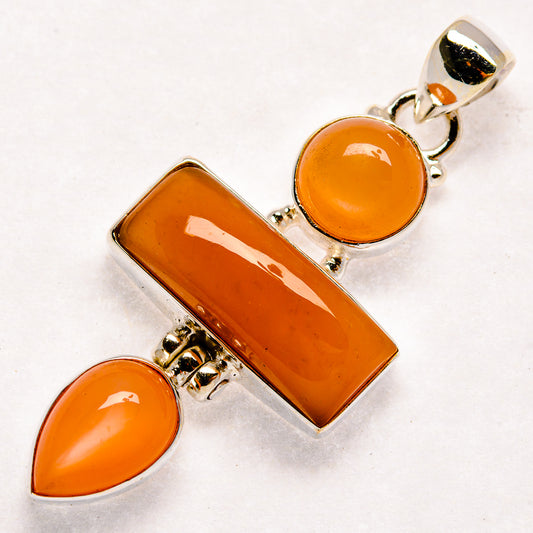 Sunstone Pendants handcrafted by Ana Silver Co - PD22325 - Photo 2