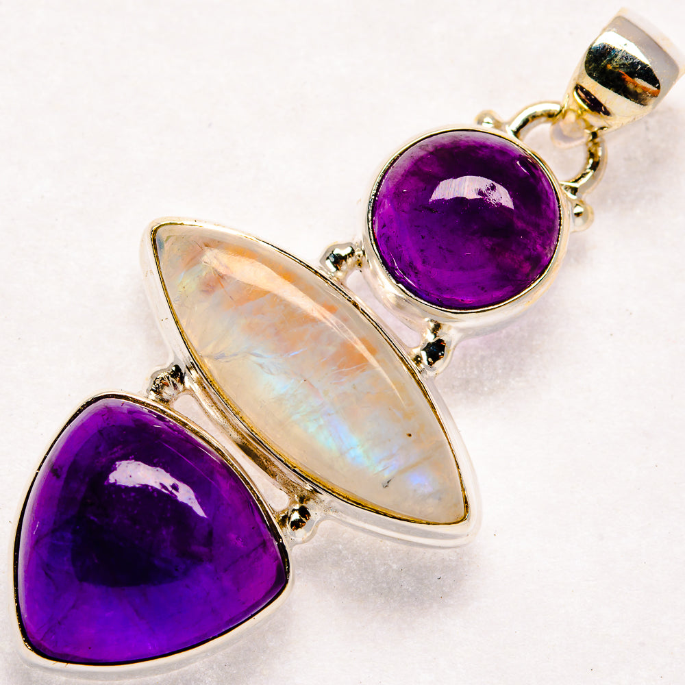 Amethyst Pendants handcrafted by Ana Silver Co - PD22326
