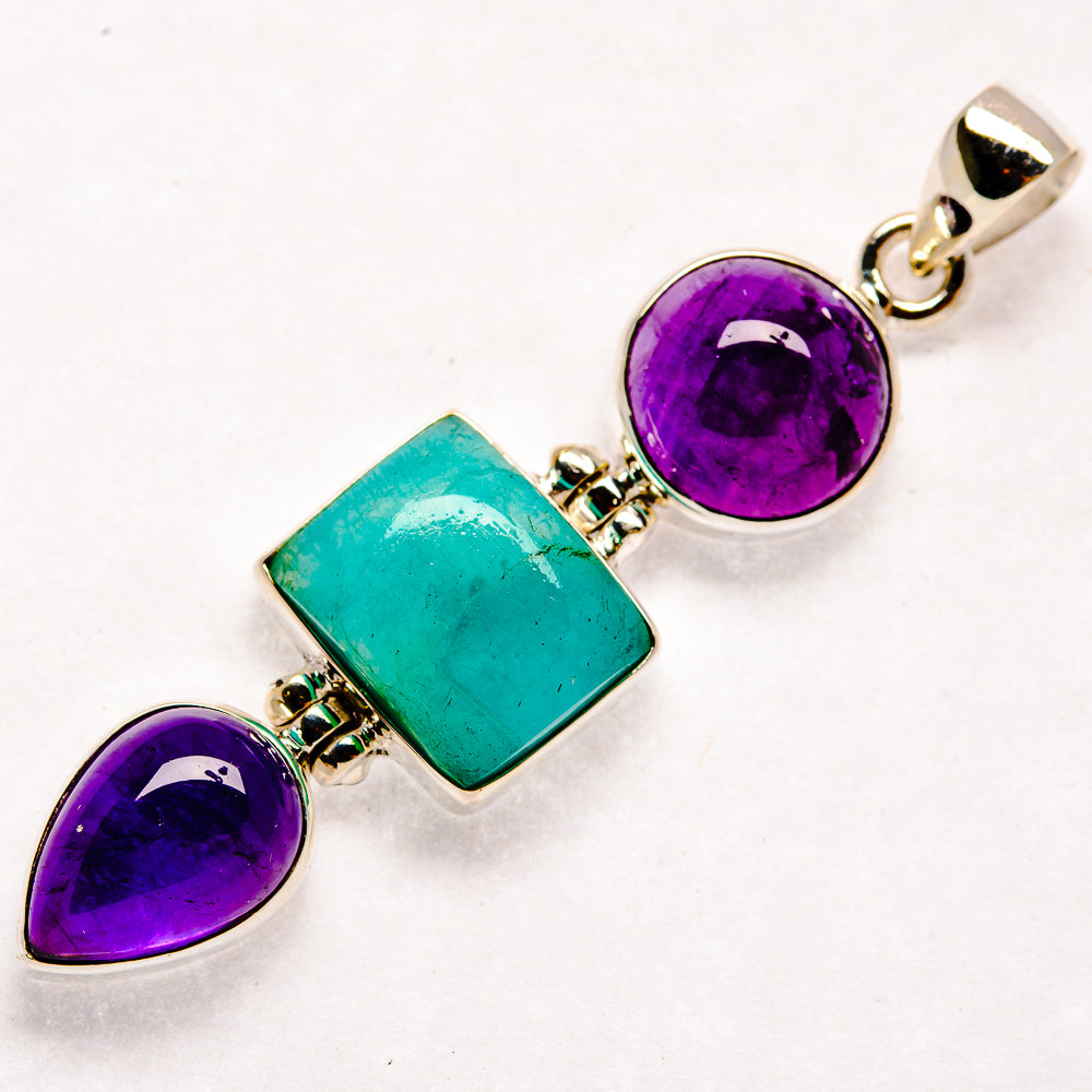 Larimar Pendants handcrafted by Ana Silver Co - PD22329 - Photo 2