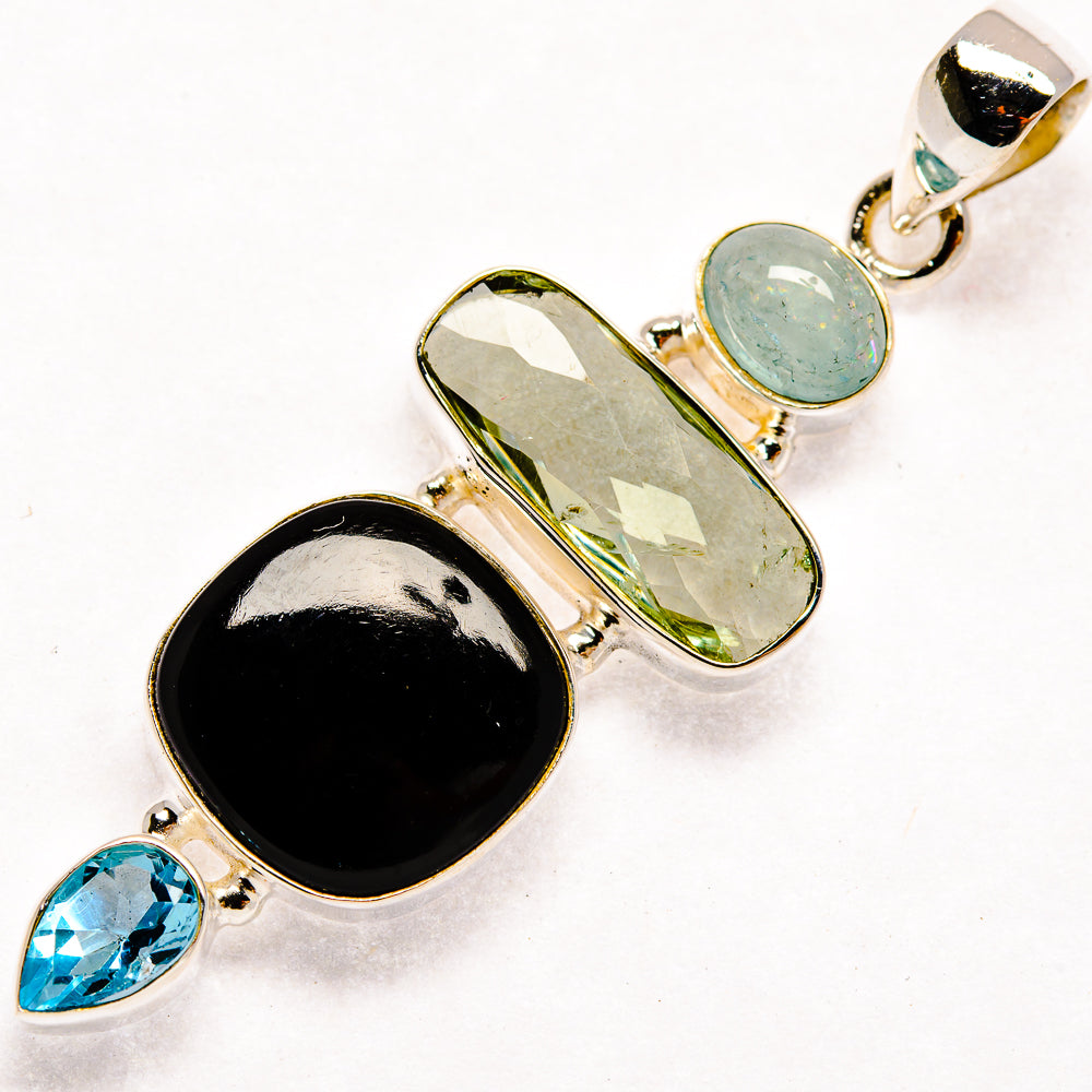 Black Onyx Pendants handcrafted by Ana Silver Co - PD22330