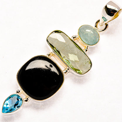 Black Onyx Pendants handcrafted by Ana Silver Co - PD22330