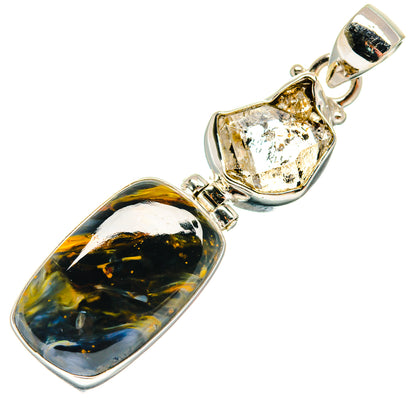 Pietersite Pendants handcrafted by Ana Silver Co - PD22367 - Photo 2