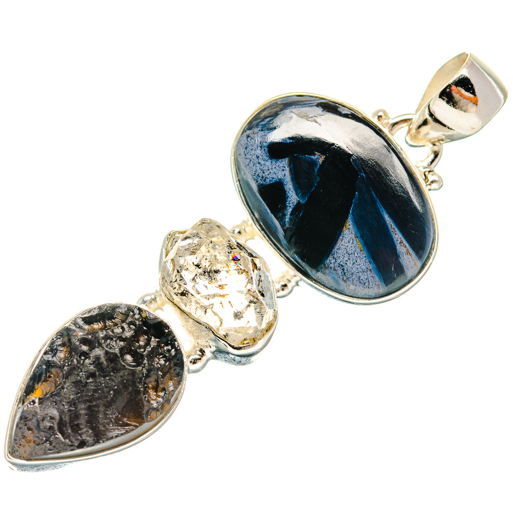 Pietersite Pendants handcrafted by Ana Silver Co - PD22368 - Photo 2