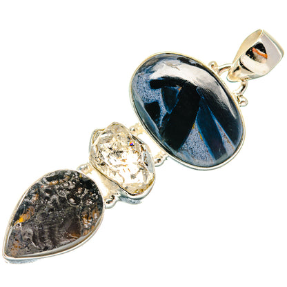 Pietersite Pendants handcrafted by Ana Silver Co - PD22368 - Photo 2