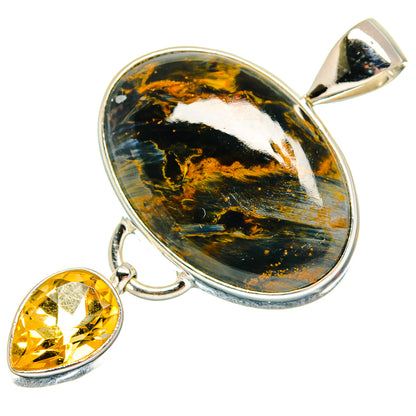 Pietersite Pendants handcrafted by Ana Silver Co - PD22380
