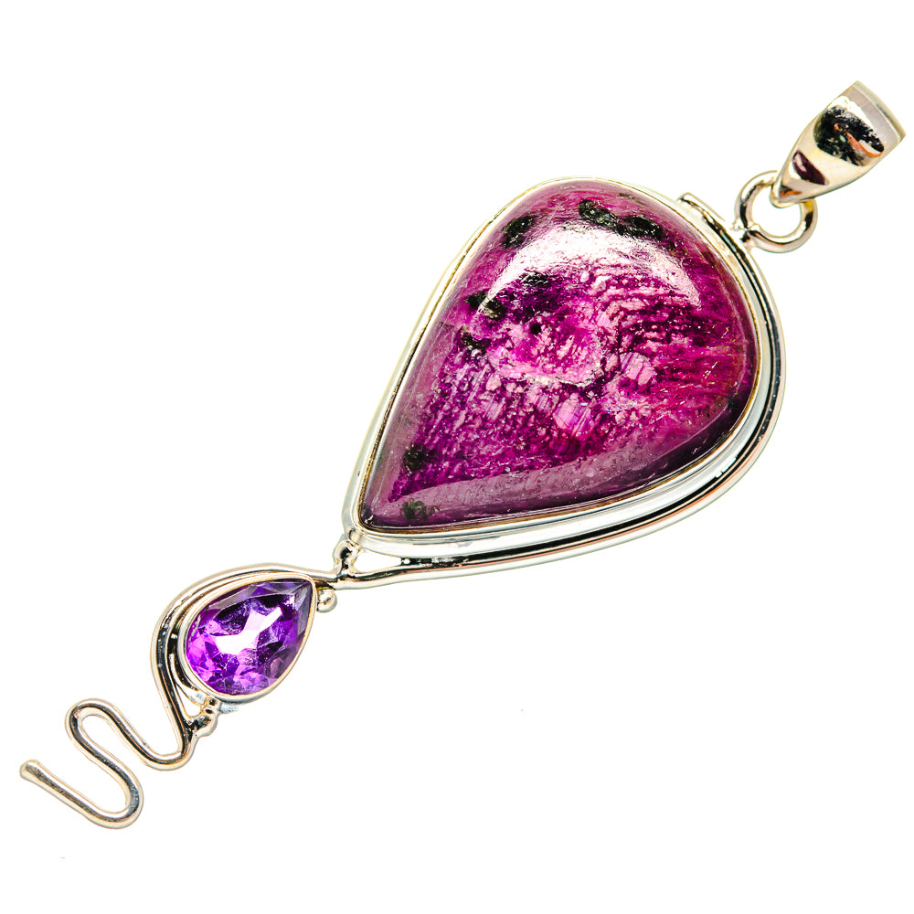 Ruby Fuchsite Pendants handcrafted by Ana Silver Co - PD22383