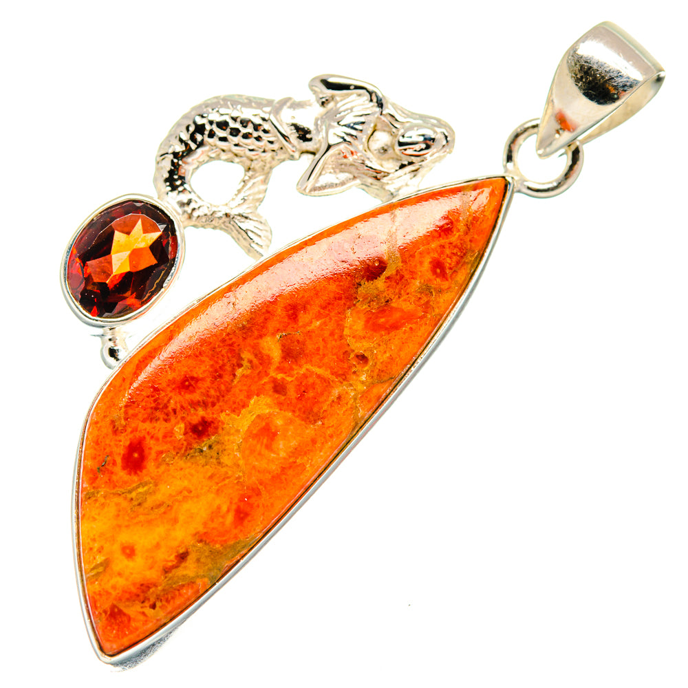 Sponge Coral Pendants handcrafted by Ana Silver Co - PD22386