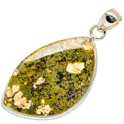 Indonesian Plume Agate Pendants handcrafted by Ana Silver Co - PD22395 - Photo 2