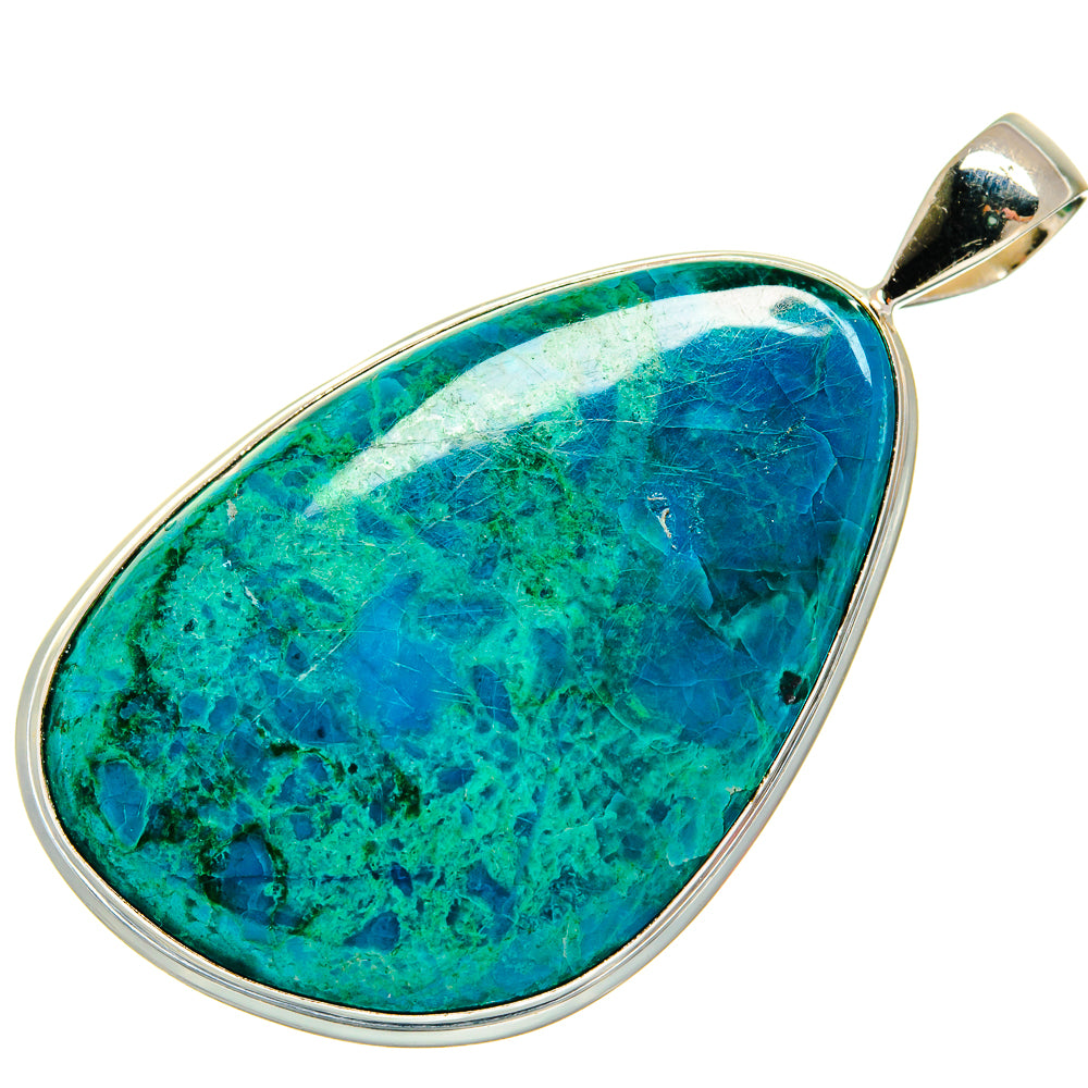 Chrysocolla Pendants handcrafted by Ana Silver Co - PD22405