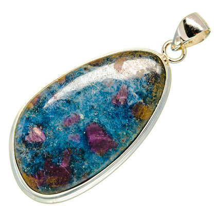 Ruby Fuchsite Pendants handcrafted by Ana Silver Co - PD22418 - Photo 2