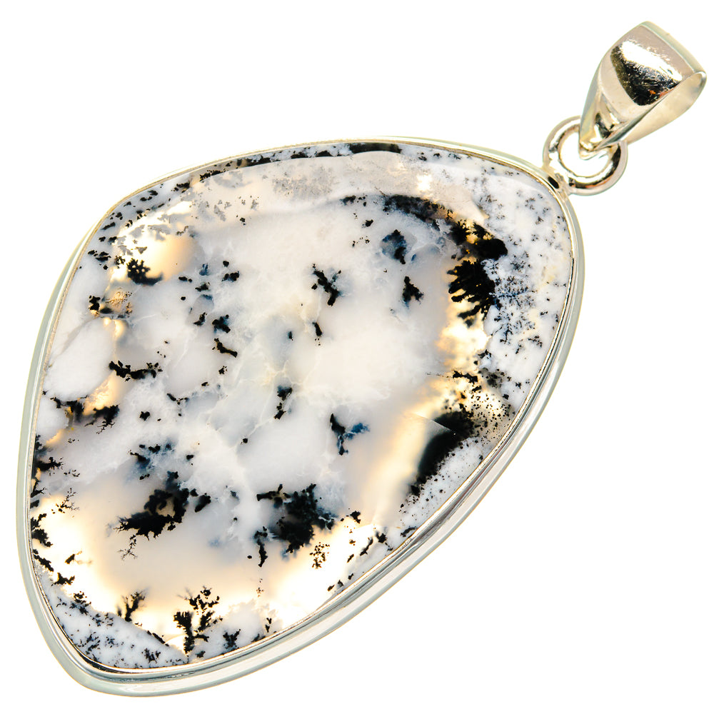Dendritic Opal Pendants handcrafted by Ana Silver Co - PD22424