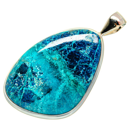 Chrysocolla Pendants handcrafted by Ana Silver Co - PD22425