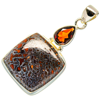 Dinosaur Bone Pendants handcrafted by Ana Silver Co - PD22444