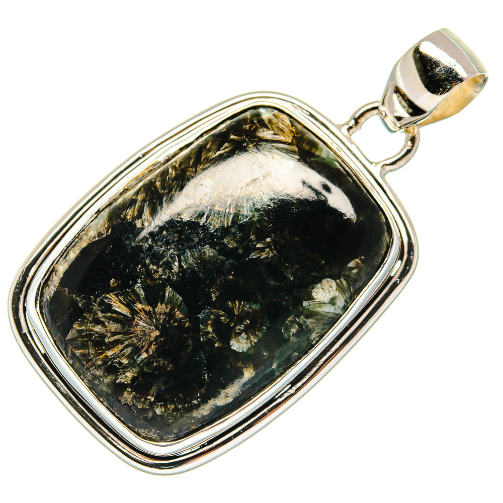 Golden Seraphinite Pendants handcrafted by Ana Silver Co - PD22448 - Photo 2