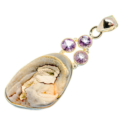 Desert Druzy Pendants handcrafted by Ana Silver Co - PD22453 - Photo 2