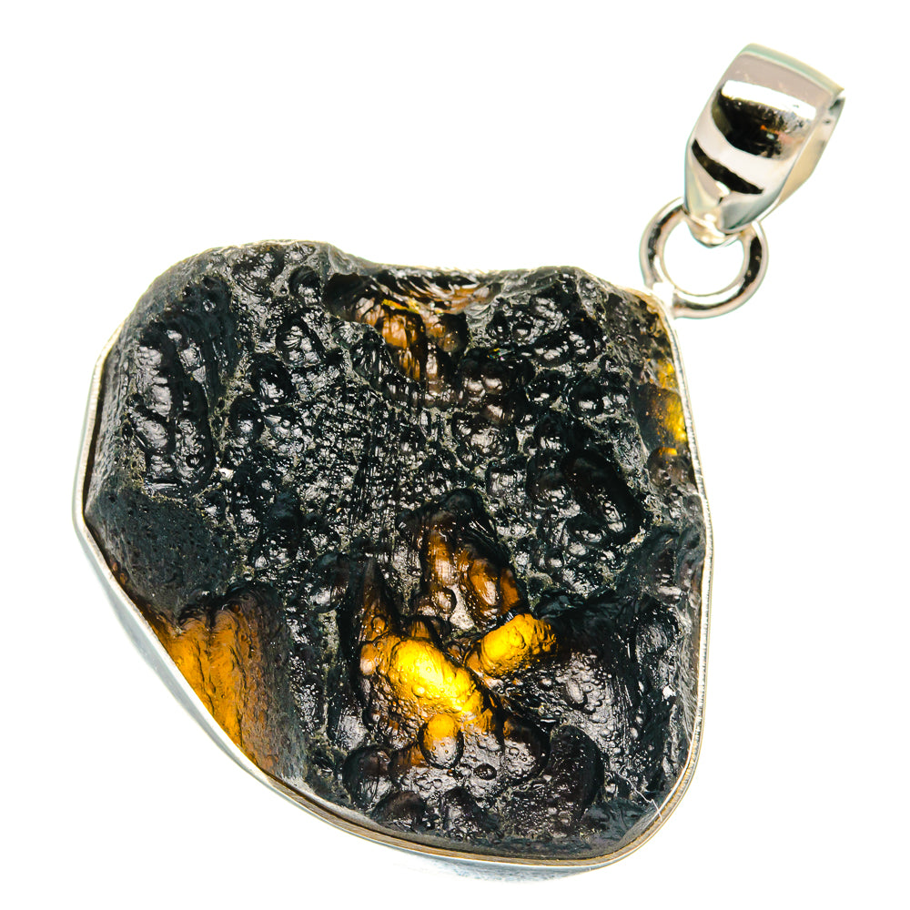 Tektite Pendants handcrafted by Ana Silver Co - PD22454 - Photo 2