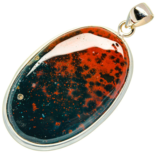 Bloodstone Pendants handcrafted by Ana Silver Co - PD22456