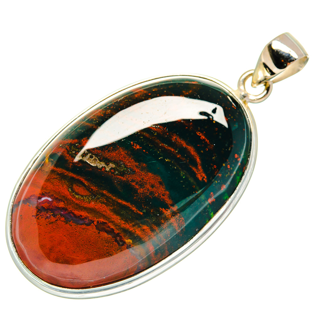 Bloodstone Pendants handcrafted by Ana Silver Co - PD22459