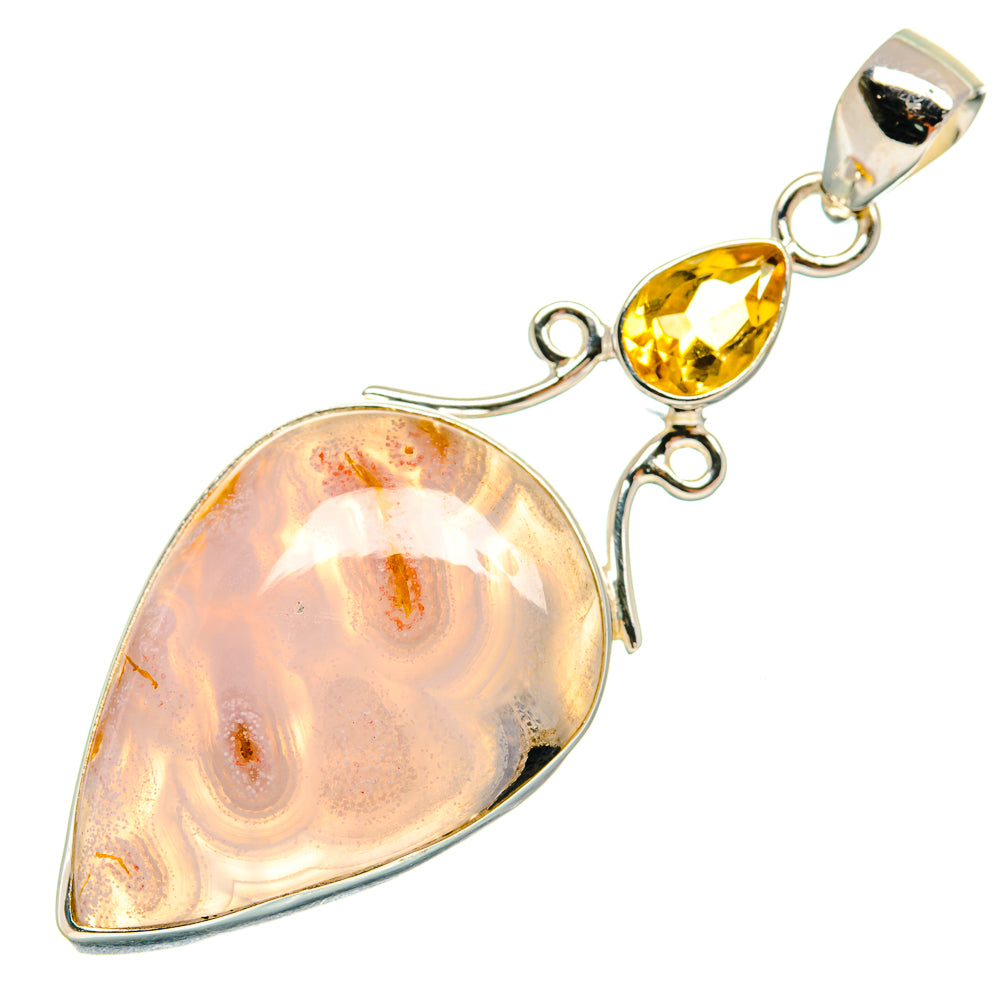 Ocean Jasper Pendants handcrafted by Ana Silver Co - PD22470 - Photo 2