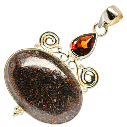 Dinosaur Bone Pendants handcrafted by Ana Silver Co - PD22472