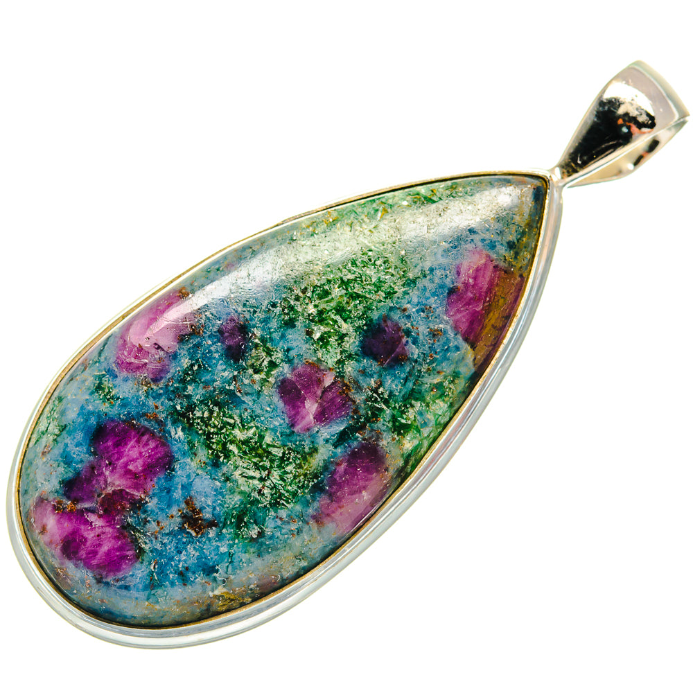 Ruby Fuchsite Pendants handcrafted by Ana Silver Co - PD22479