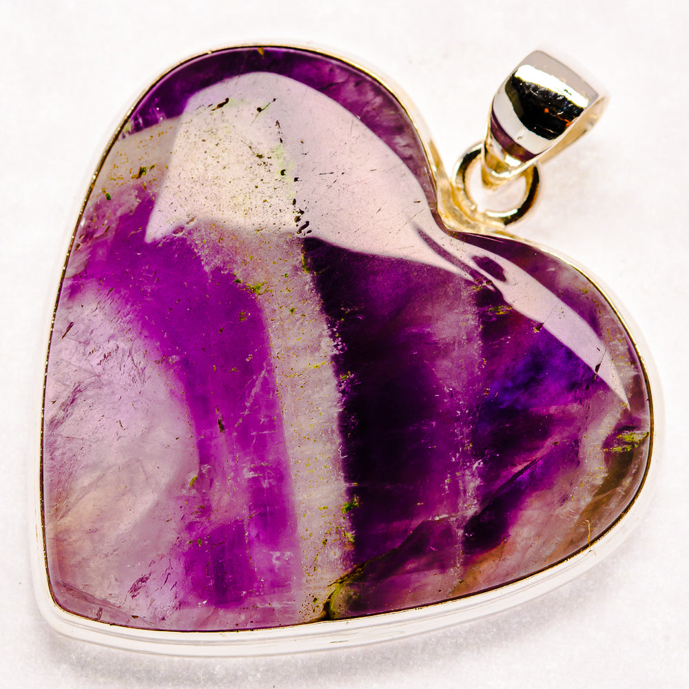 Chevron Amethyst Pendants handcrafted by Ana Silver Co - PD22497