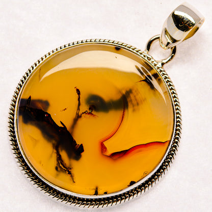Montana Agate Pendants handcrafted by Ana Silver Co - PD22506 - Photo 2