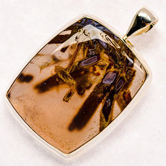 Turkish Tube Agate Pendants handcrafted by Ana Silver Co - PD22508 - Photo 2