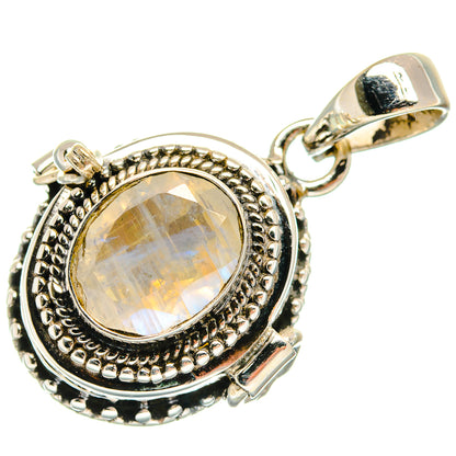 Rainbow Moonstone Pendants handcrafted by Ana Silver Co - PD22515 - Photo 2