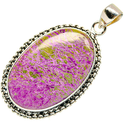 Stichtite Pendants handcrafted by Ana Silver Co - PD22521 - Photo 2