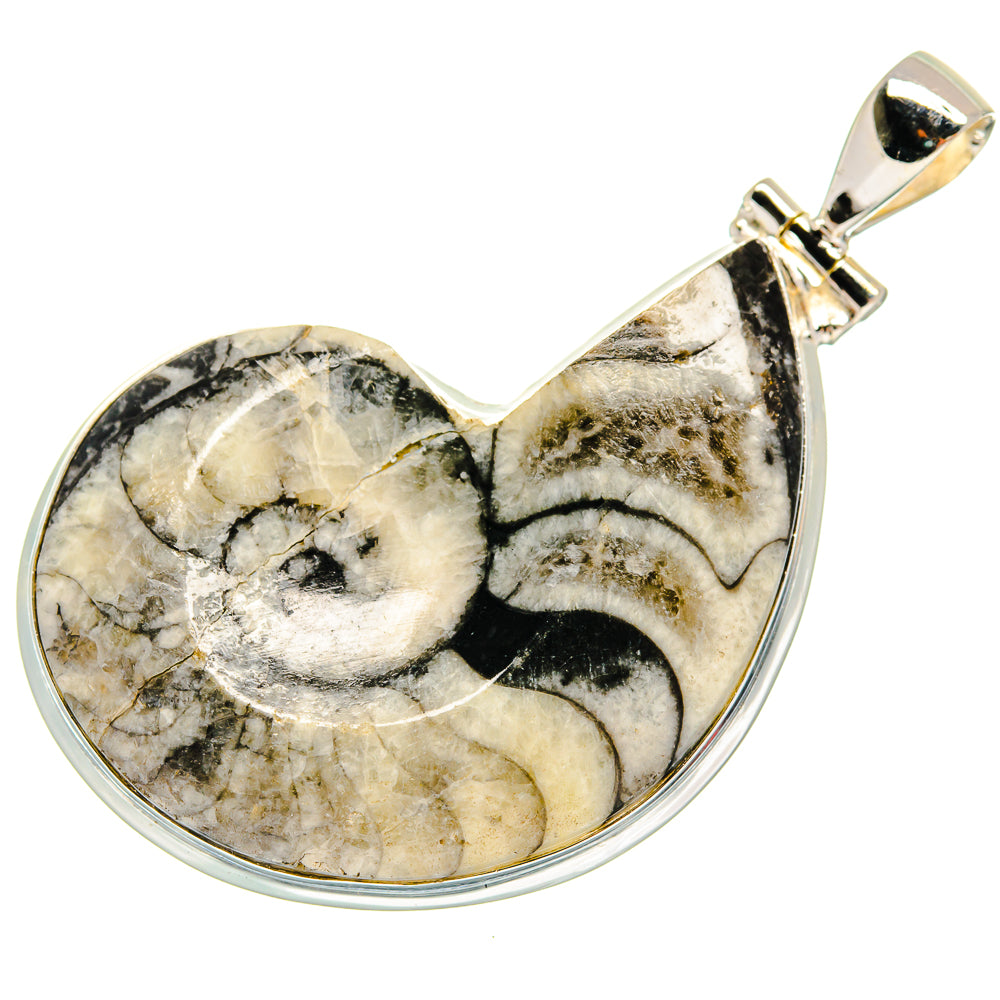 Pinolith Fossil Pendants handcrafted by Ana Silver Co - PD22528 - Photo 2