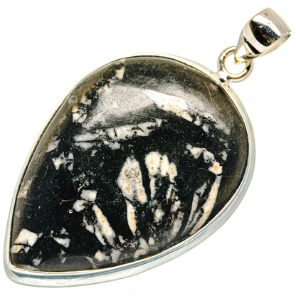 Chrysanthemum Stone Pendants handcrafted by Ana Silver Co - PD22530 - Photo 2