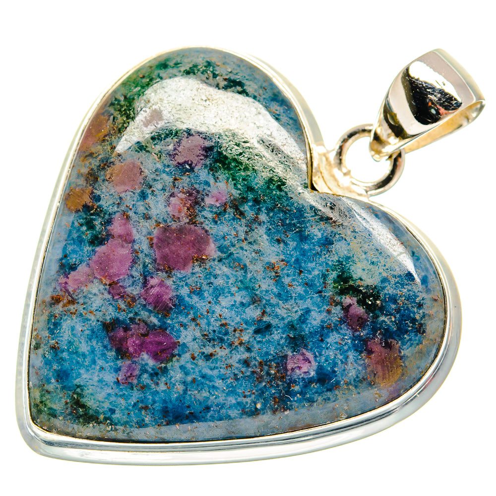 Ruby Fuchsite Pendants handcrafted by Ana Silver Co - PD22534