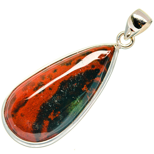 Bloodstone Pendants handcrafted by Ana Silver Co - PD22537 - Photo 2