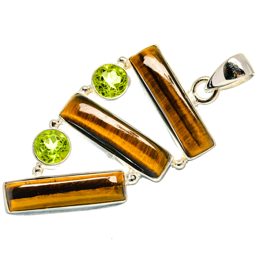 Tiger Eye Pendants handcrafted by Ana Silver Co - PD22542 - Photo 2