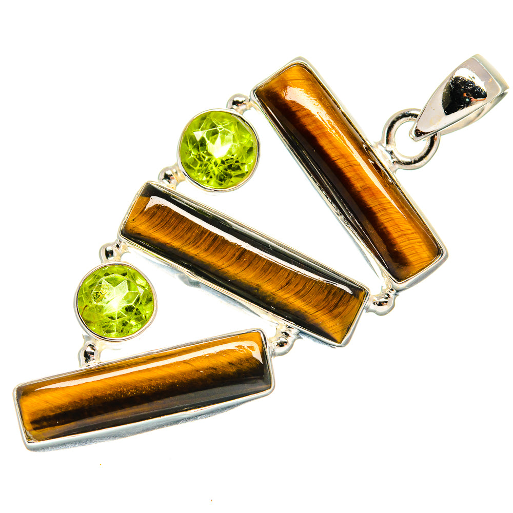 Tiger Eye Pendants handcrafted by Ana Silver Co - PD22543 - Photo 2