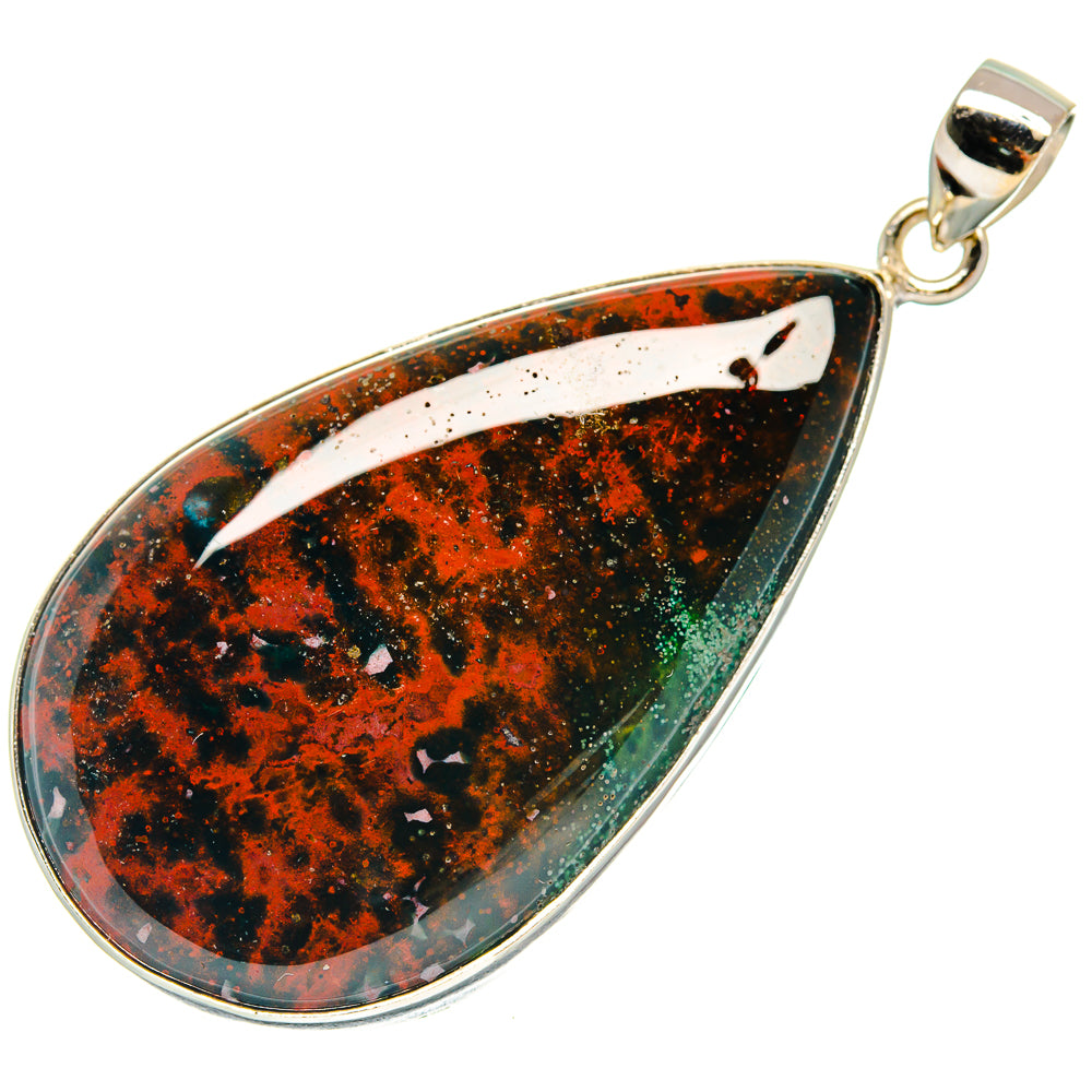 Bloodstone Pendants handcrafted by Ana Silver Co - PD22545