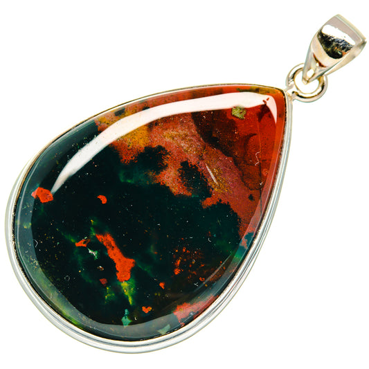 Bloodstone Pendants handcrafted by Ana Silver Co - PD22546 - Photo 2