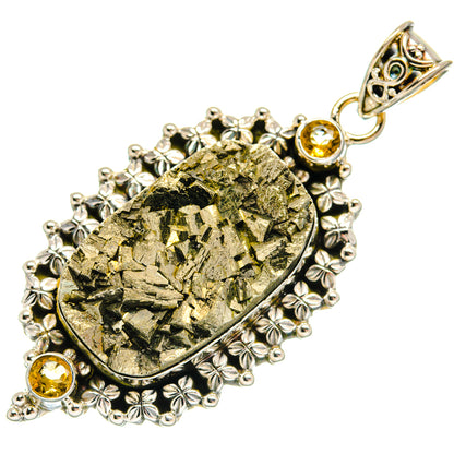 Pyrite Pendants handcrafted by Ana Silver Co - PD22555