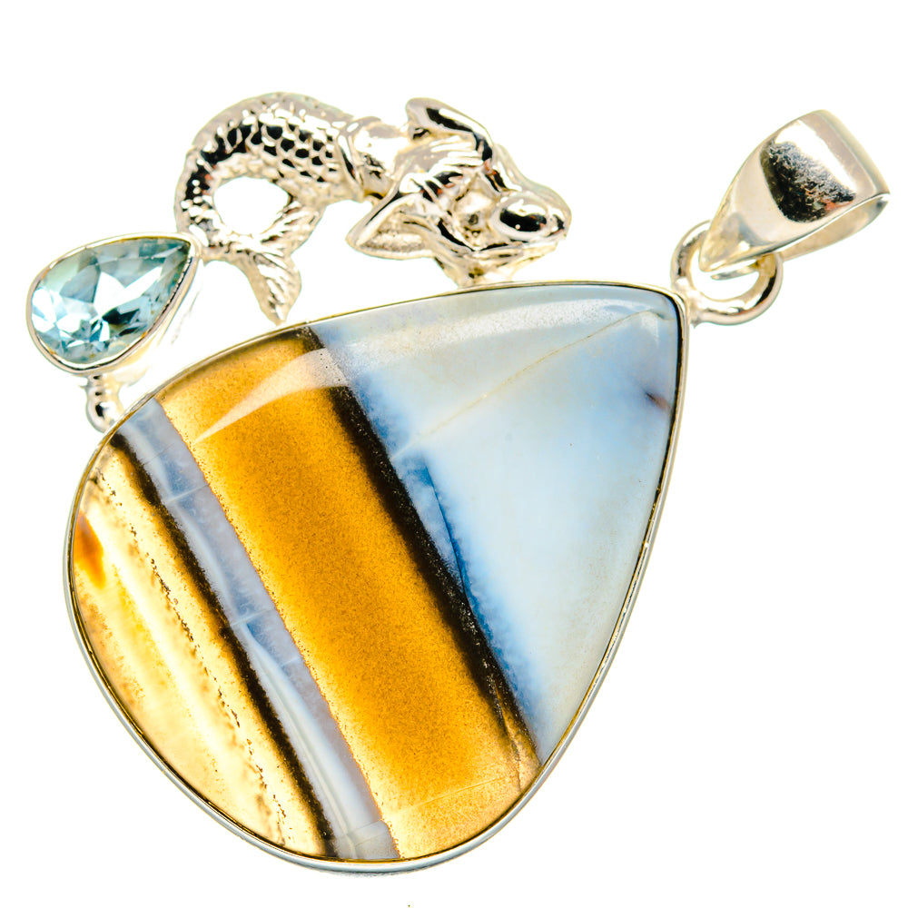 Owyhee Opal Pendants handcrafted by Ana Silver Co - PD22559 - Photo 2