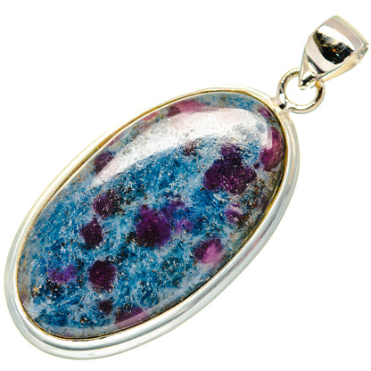 Ruby Fuchsite Pendants handcrafted by Ana Silver Co - PD22566 - Photo 2