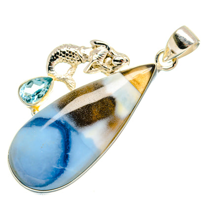 Owyhee Opal Pendants handcrafted by Ana Silver Co - PD22570 - Photo 2