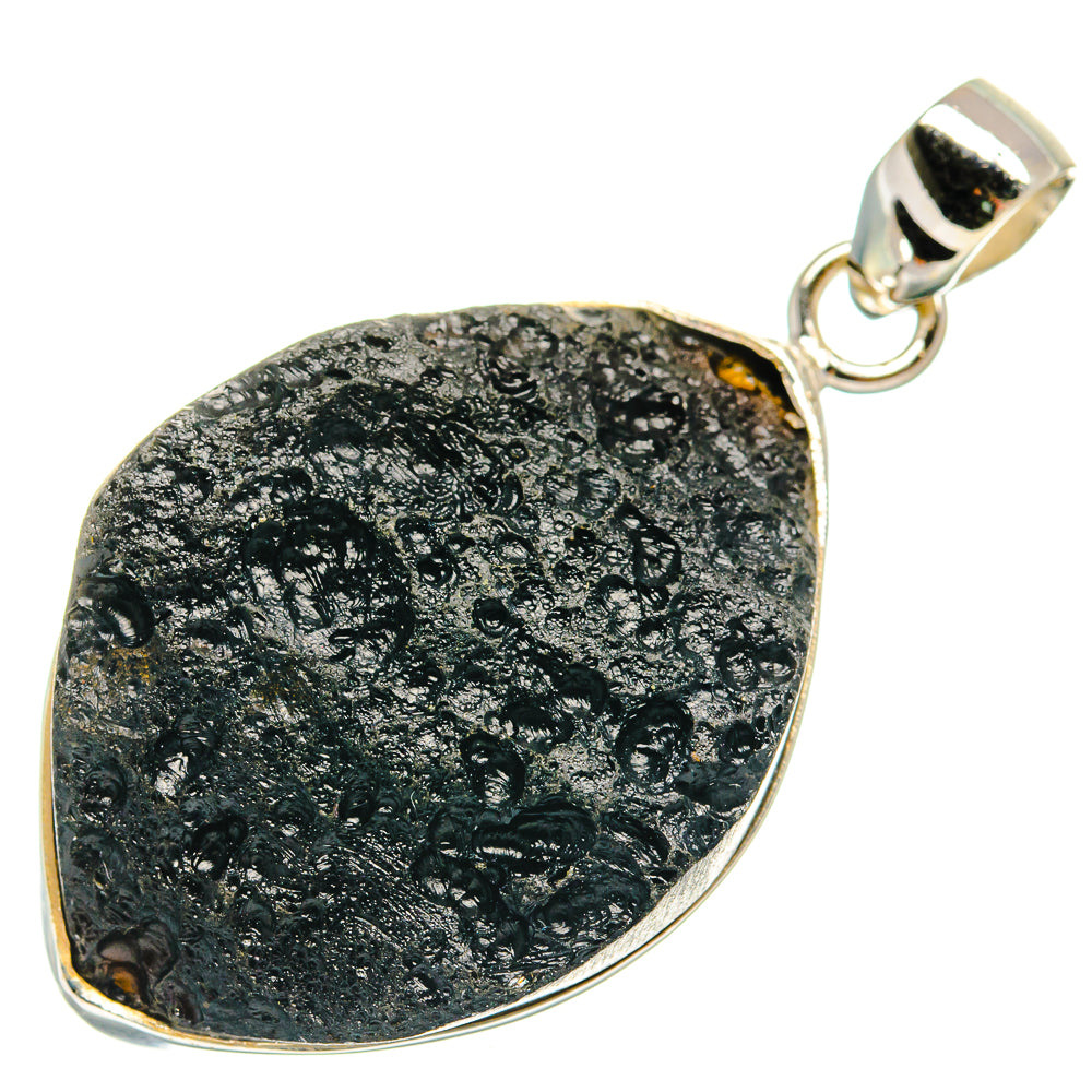 Tektite Pendants handcrafted by Ana Silver Co - PD22573 - Photo 2