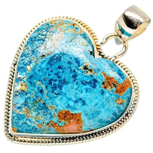 Chrysocolla Pendants handcrafted by Ana Silver Co - PD22576