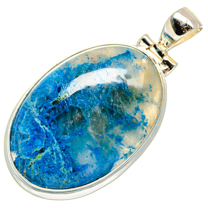 Chrysocolla In Quartz Pendants handcrafted by Ana Silver Co - PD22579 - Photo 2