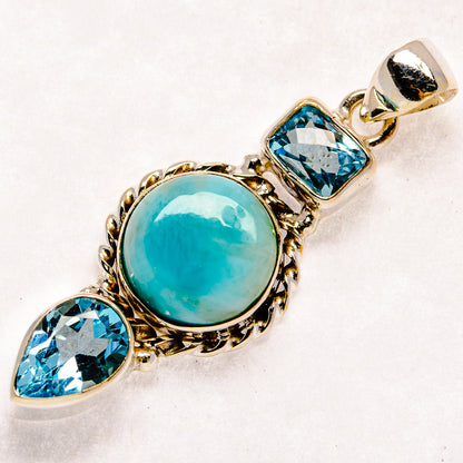 Larimar Pendants handcrafted by Ana Silver Co - PD22629