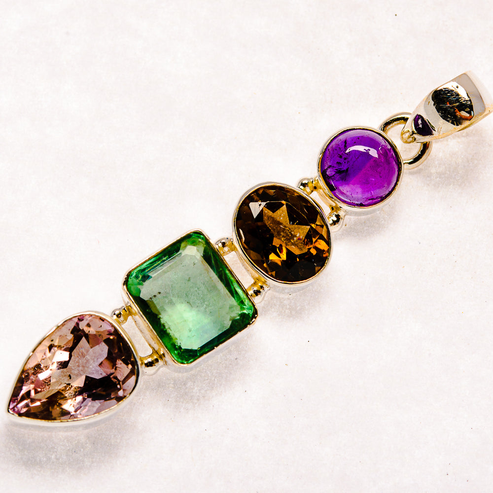 Color Change Alexandrite Pendants handcrafted by Ana Silver Co - PD22633 - Photo 2